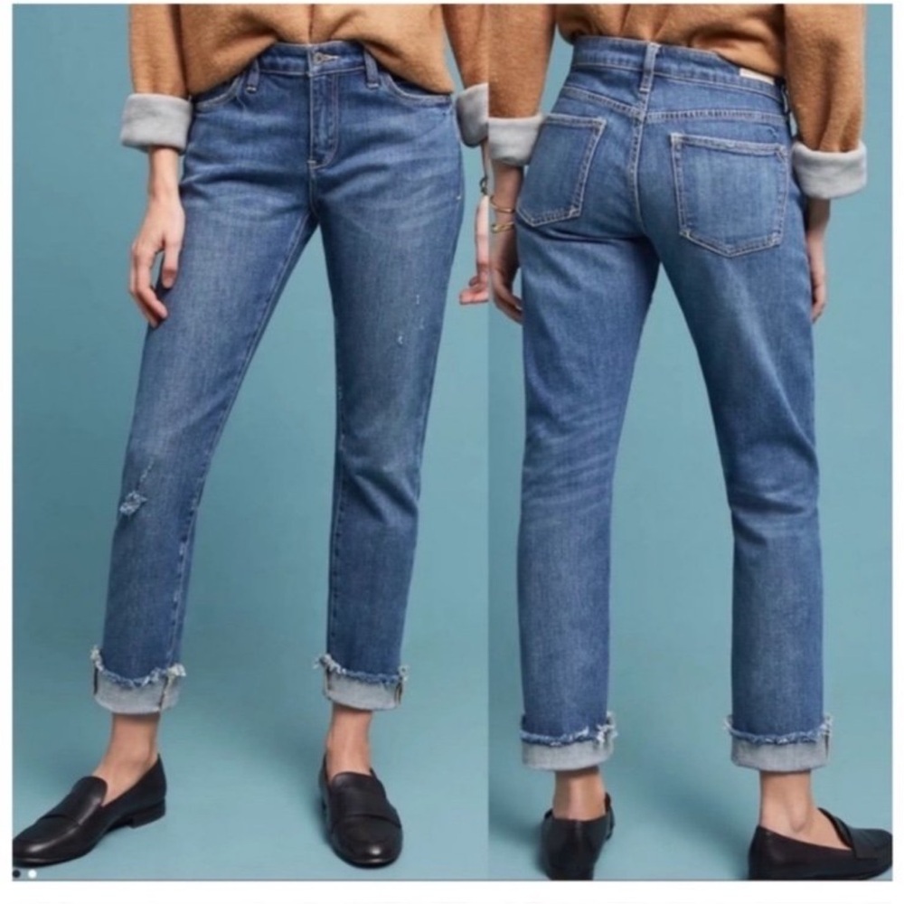 Anthropologie Pilcro Slim Boyfriend Jeans Blue Size 30